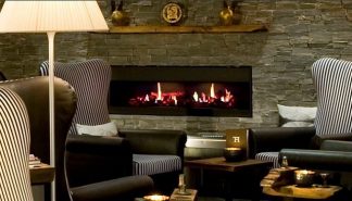 Elektrokamin-Faber-OPTI-V Double Effektfeuer, Movie Star, Doppio