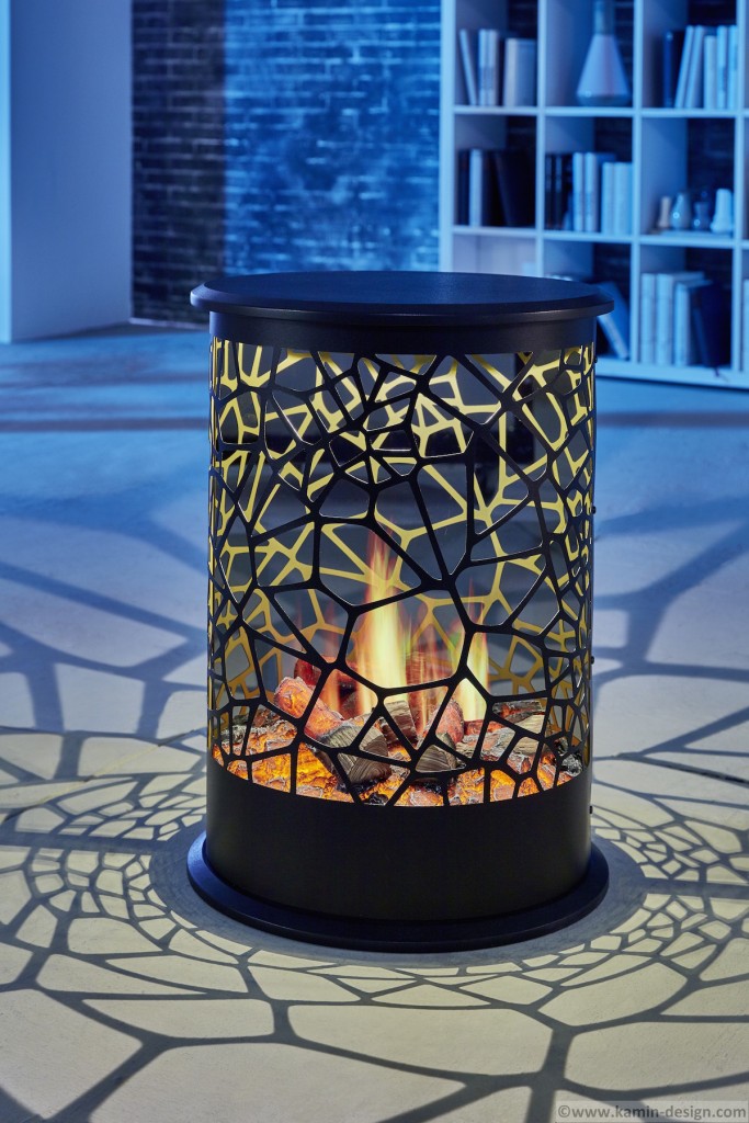Vulcano ONE - Effektfeuer Opti-V 360 ° - Kamin-Design.eu