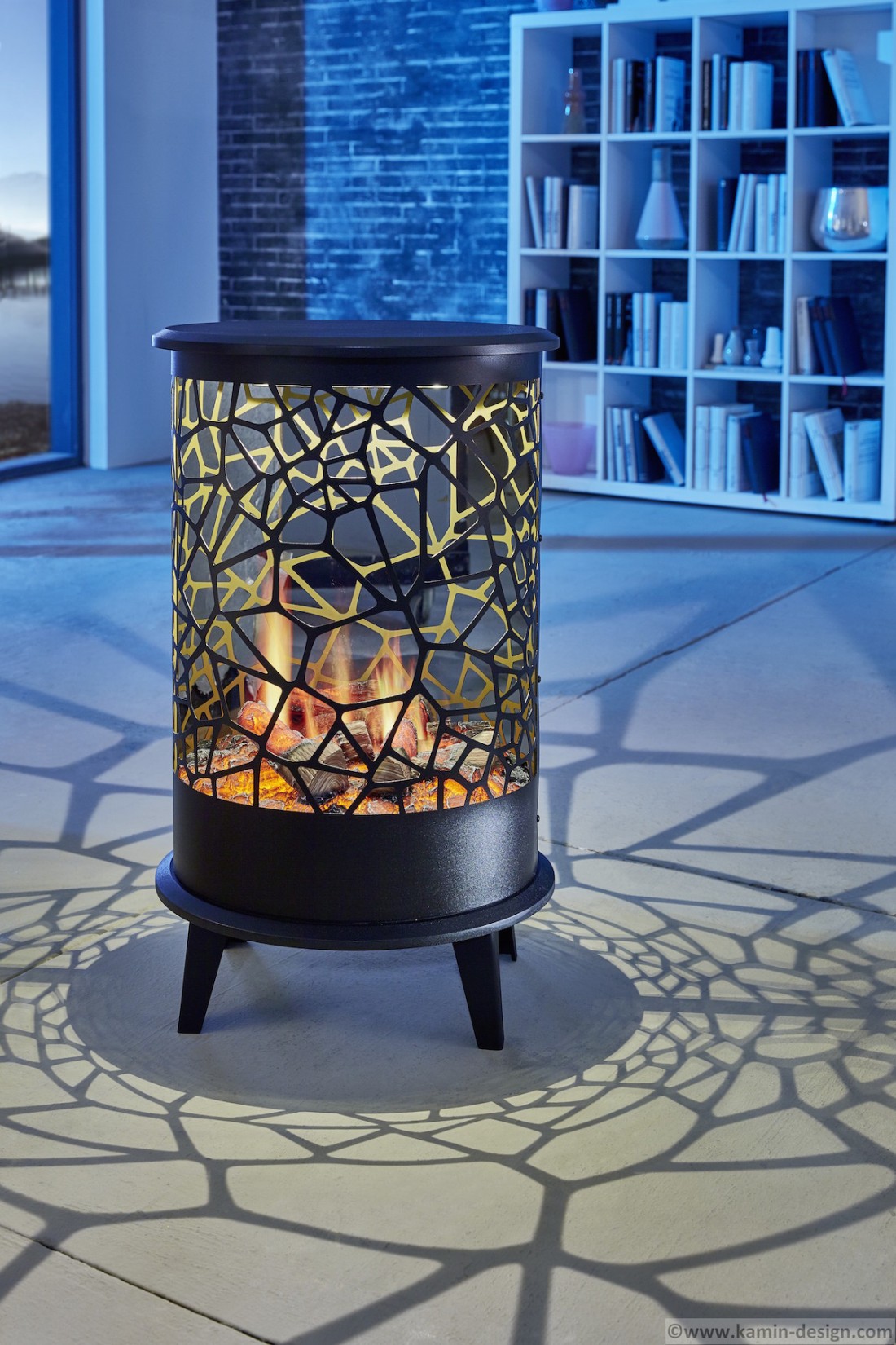 Vulcano ONE - Effektfeuer Opti-V 360 ° - Kamin-Design.eu