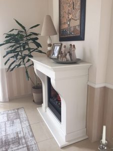 Elektrokamin Carrara StHz - Faber Dimplex Opti-myst Kamin mit 2 Heizstufen