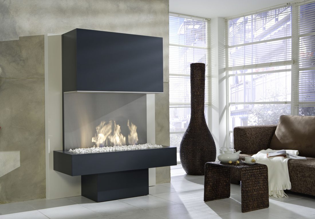 Elektrokamin DESIGNA - Dieser Designkamin mit Elektrofeuer begeistert