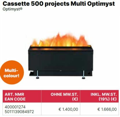 Dimplex_Cassette 500 projects-MULTI