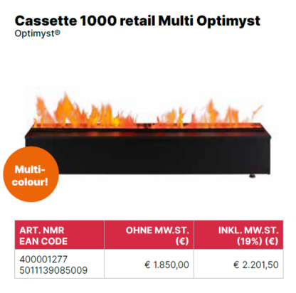 Dimplex Cassette 1000 retail MULTI Optimyst