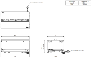 Dimplex-Cassette500projects-Multi-Abmessungen-Skizze