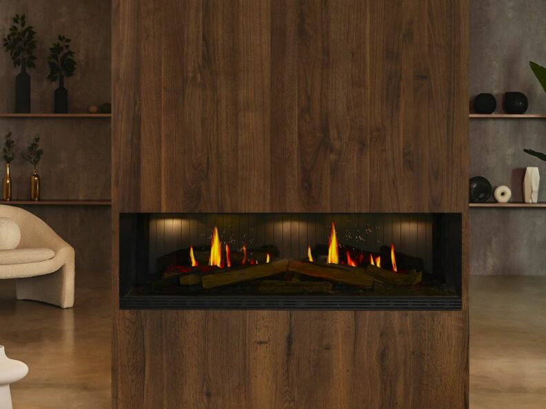 Dimplex Fyr 127 Elektrokamin, Aus Metall, Deckplatte Holzoptik, Heizung